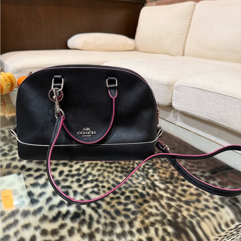 Coach Black and Pink Crossbody Bag